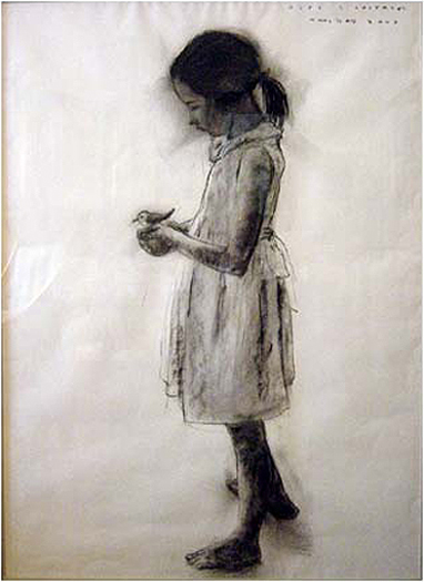Dibujo de un chica