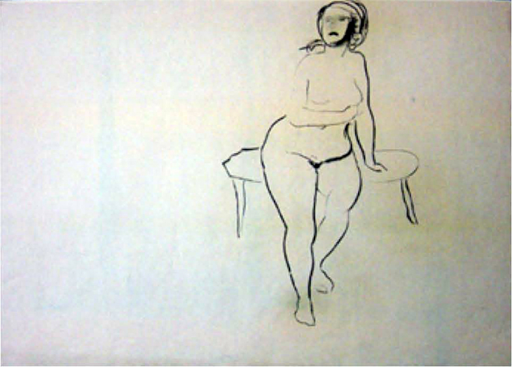 Dibujo de un chica